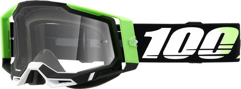 100% Racecraft 2 Goggle - Kalkuta - Silver Mirror Lens 50010-00006