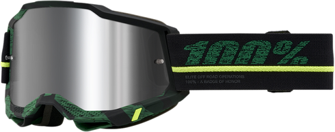 100% Accuri 2 Goggle - Overlord - Silver Mirror Lens 50014-00011