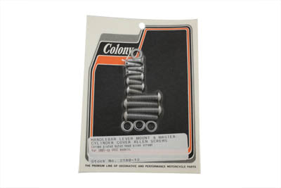 Colony Handlebar Master Cylinder Cover Screws - 2180-12