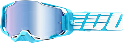 100% Armega Goggle - Oversized Sky - Blue Mirror Lens 50005-00010