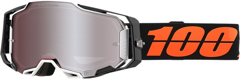 100% Armega Goggle - Blacktail - HiPER Silver Mirror Lens 50003-00002