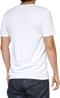 100% Tech Surman T-Shirt - White - Small 35031-000-10