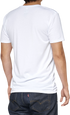 100% Tech Surman T-Shirt - White - Large 35031-000-12