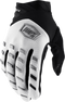 100% Airmatic Gloves - White - Small 10000-00030