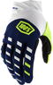 100% Airmatic Gloves - Navy/White - Small 10000-00015