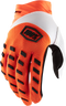 100% Airmatic Gloves - Fluorescent Orange - Small 10000-00020