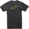 ALPINESTARS ALPINESTARS Ageless T-Shirt - Black/Green - XL 1032720301060XL - 3030-20750
