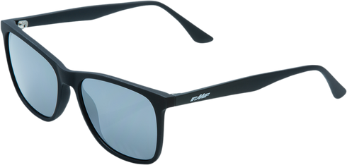 FMF Origins Sunglasses - Matte Black - Silver Mirror Lens F-61504-252-01
