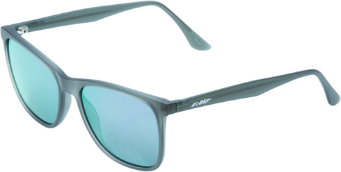 FMF Origins Sunglasses - Matte Crystal Smoke - Purple Mirror Lens F-61504-262-01