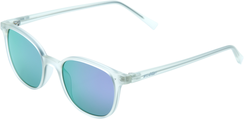 FMF Spark Sunglasses - Matte Crystal Light Gray - Purple Mirror Lens F-61505-262-01