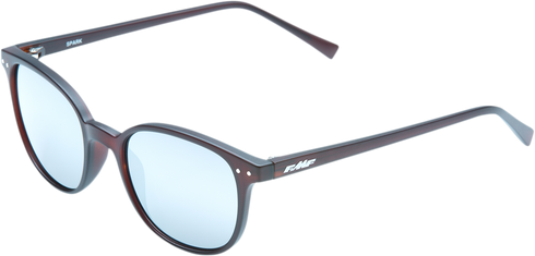 FMF Spark Sunglasses - Matte Crystal Rootbeer - Silver Mirror Lens F-61505-252-01