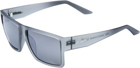 FMF Factory Sunglasses - Matte Crystal Smoke - Silver Mirror Lens F-61502-252-01