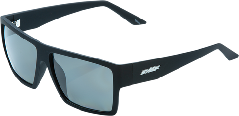 FMF Factory Sunglasses - Matte Black - Gray Polarized Lens F-61502-711-01
