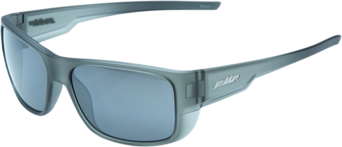 FMF Throttle Sunglasses - Matte Crystal Smoke - Silver Mirror Lens F-61501-252-01