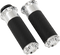ARLEN NESS Beveled Grips - TBW - Chrome 07-328