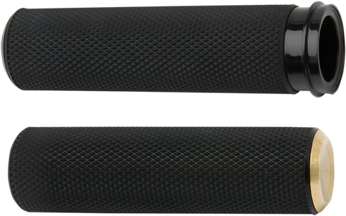 ARLEN NESS Knurled Grips - TBW - Brass 07-334