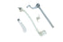 V-Twin XL Brake Pedal Kit Zinc Plated - 22-0308
