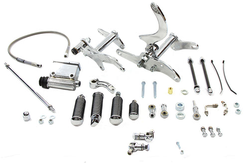 V-Twin Daniel Boone Forward Control Kit Chrome - 22-0391