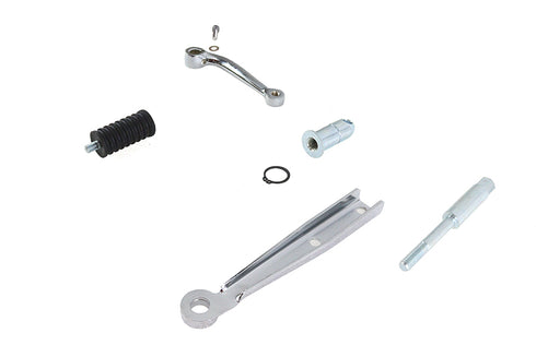 V-Twin XL Stock Mid Control Kit with Polished Brake Pedal - 22-0408