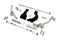 V-Twin Chrome Forward Control Kit with Pegs - 22-0456