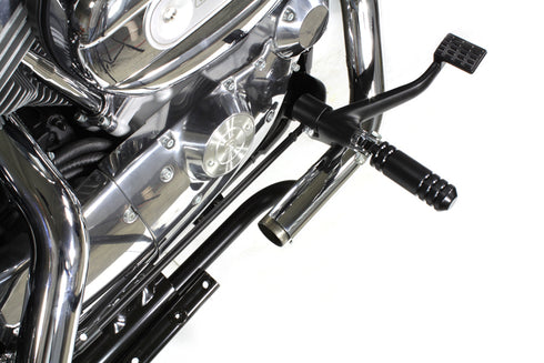 V-Twin Black Forward Control Kit With Pegs - 22-0457