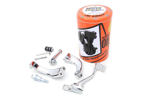 V-Twin XL Stock Mid Control Kit Chrome - 22-0461