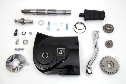 V-Twin Kick Starter Conversion Kit Black - 22-0591