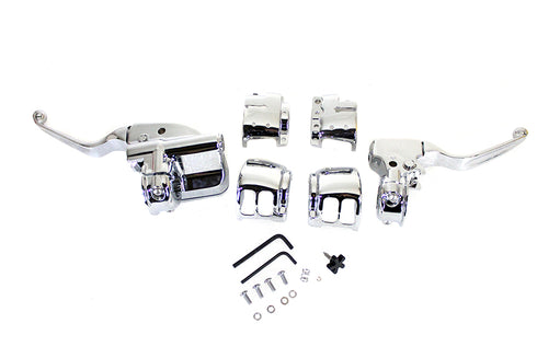 V-Twin Handlebar Control Kit Chrome - 22-0600
