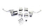 V-Twin Handlebar Control Kit Chrome - 22-0600