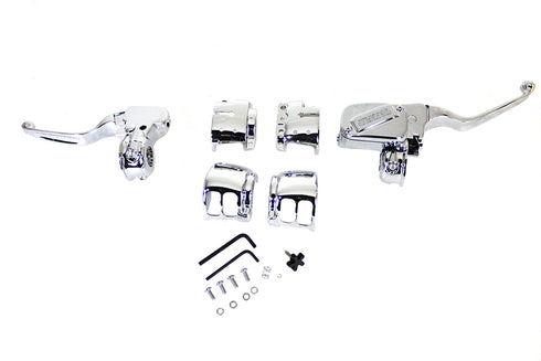 V-Twin Handlebar Control Kit Chrome - 22-0600