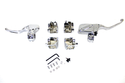 V-Twin Handlebar Control Kit Chrome - 22-0600