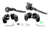V-Twin Handlebar Control Kit Black - 22-0601