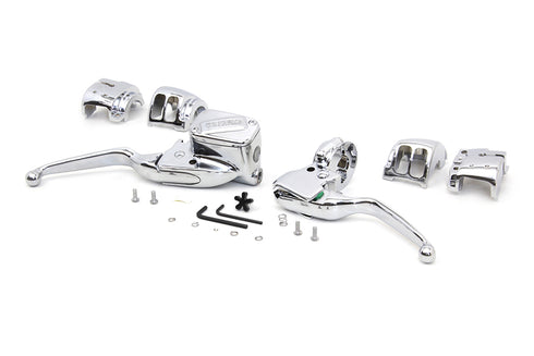 V-Twin Handlebar Control Kit Chrome - 22-0602