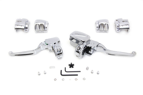 V-Twin Handlebar Control Kit Chrome - 22-0602