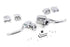 V-Twin Handlebar Control Kit Chrome - 22-0602