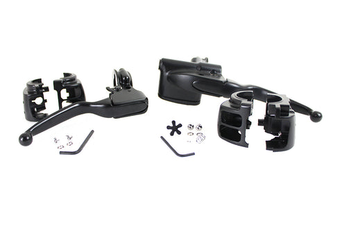 V-Twin Handlebar Control Kit Black - 22-0603