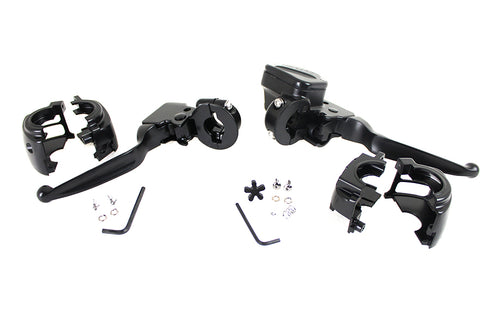 V-Twin Handlebar Control Kit Black - 22-0603