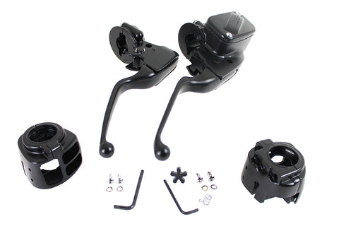 V-Twin Handlebar Control Kit Black - 22-0603