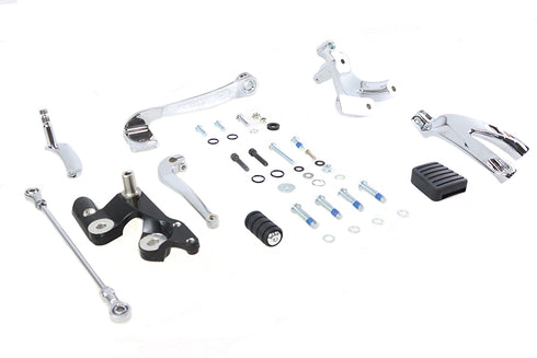 V-Twin Chrome Forward Control Kit - 22-0662