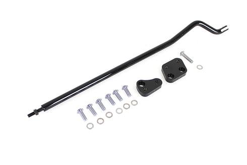 V-Twin Reduced Reach Forward Control Adapter Kit Black - 22-0670