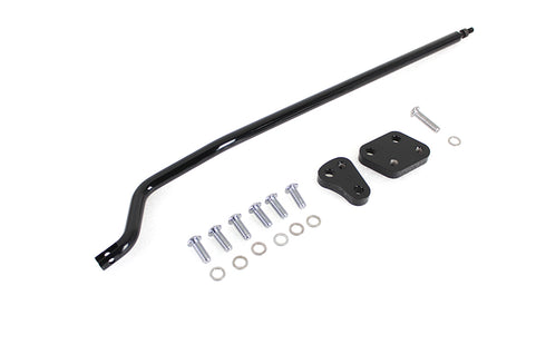 V-Twin Reduced Reach Forward Control Adapter Kit Black - 22-0670