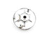 V-Twin Rear Mechanical Brake Backing Plate Kit Chrome - 22-0708