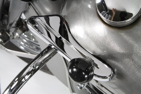 V-Twin Chrome Tank Hand Shifter Control Kit - 22-0725