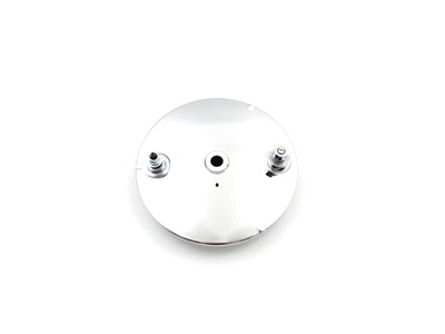 Motorshop Rear Brake Backing Plate Kit Chrome - 22-0728