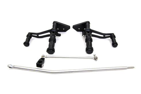 V-Twin Billet Forward Control Kit Black - 22-0778