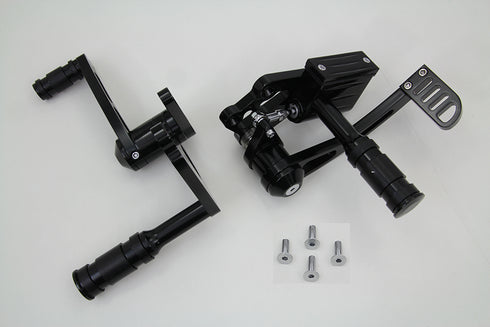 V-Twin Billet Forward Control Kit Black - 22-0782