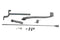 V-Twin Brake Pedal Linkage Kit Rear Chrome - 22-0812