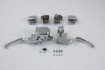V-Twin Handlebar Control Kit Chrome - 22-0825