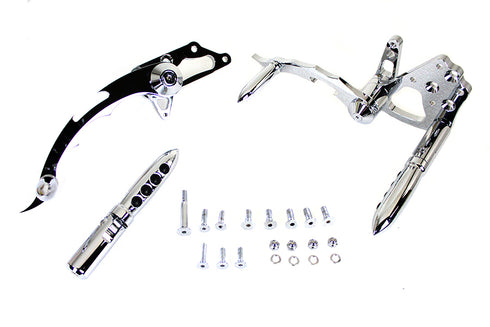 V-Twin Billet Forward Control Kit Chrome - 22-0827