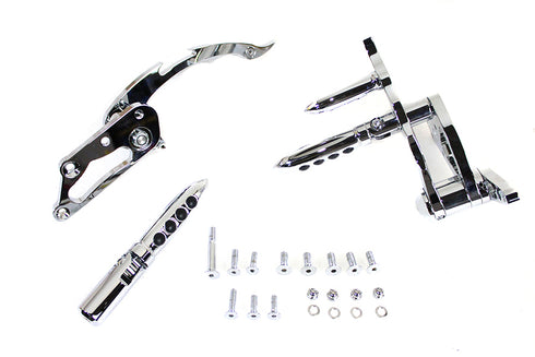 V-Twin Billet Forward Control Kit Chrome - 22-0827